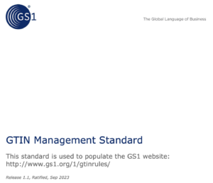 GTIN management standard